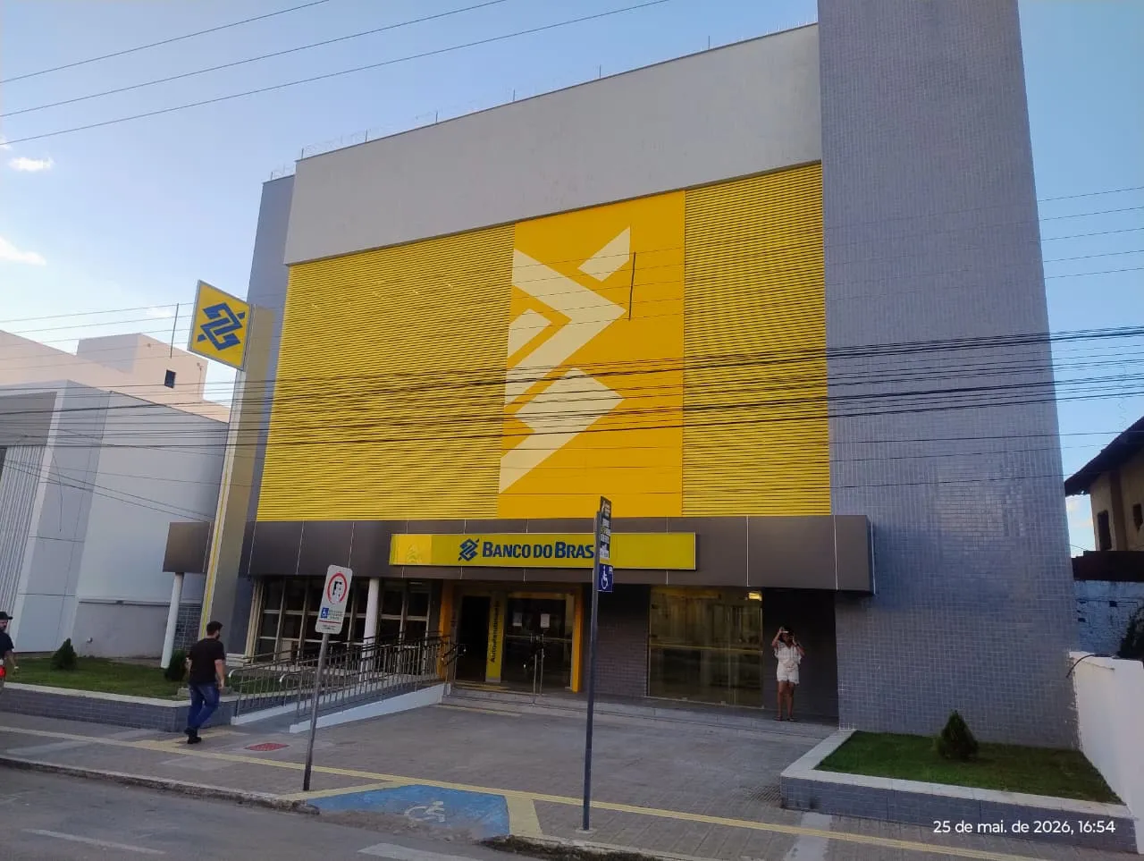 Fachada em ACM da agência Banco do Brasil em Sousa/PB executada pela POLC