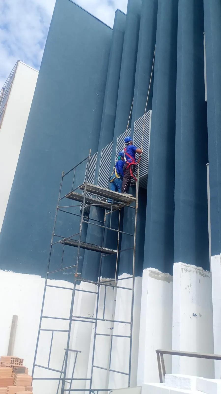 Detalhe de área técnica da agência
