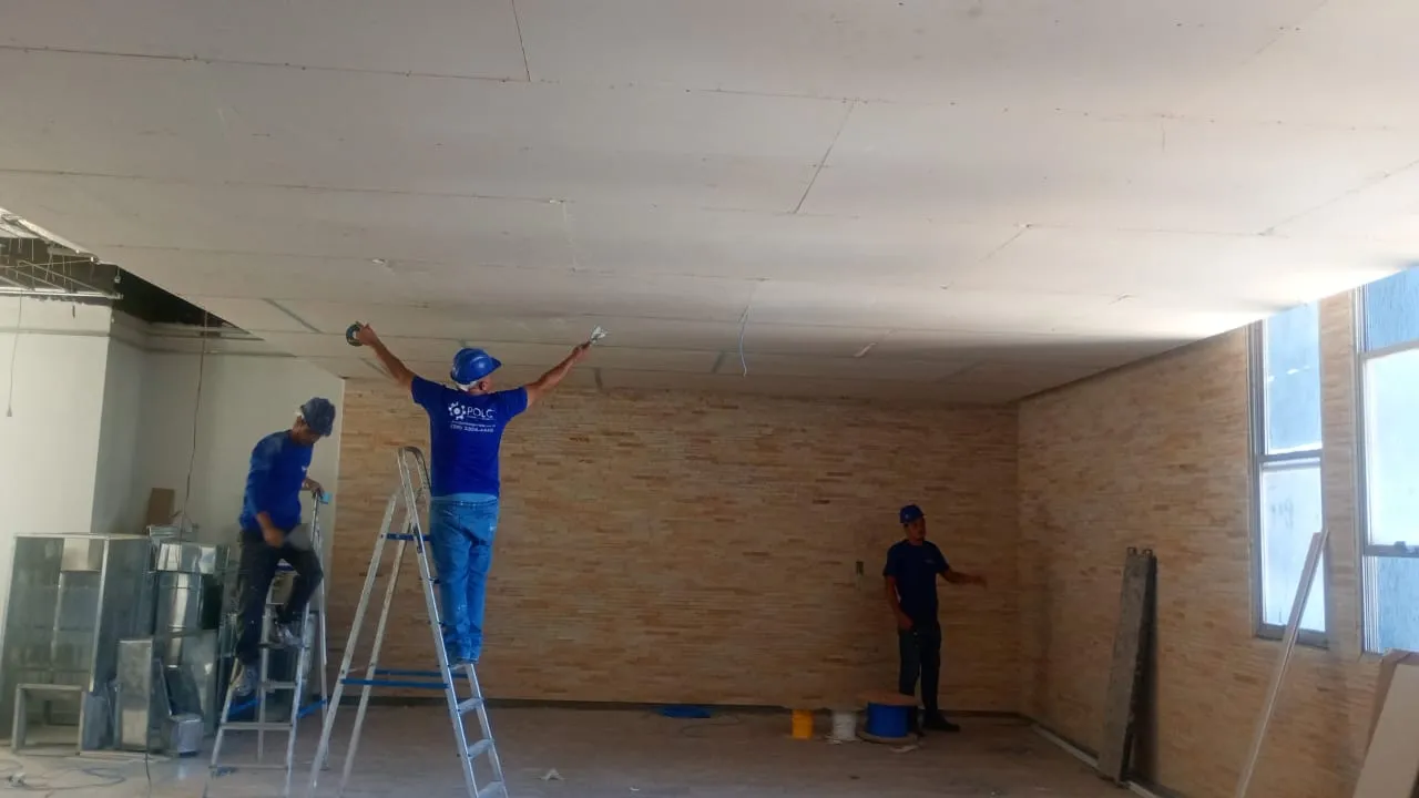 Detalhe de climatização instalada