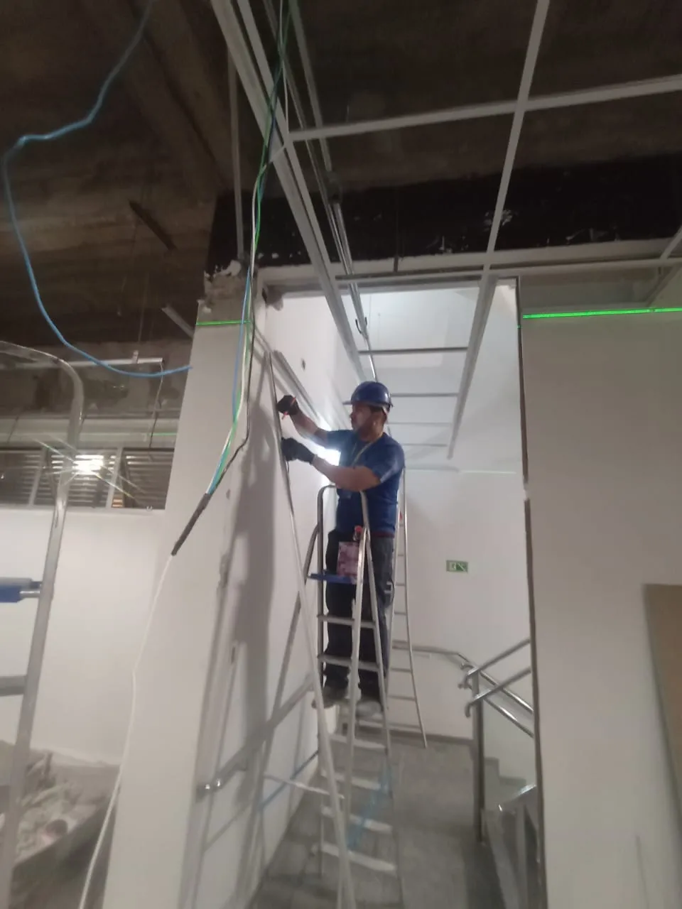 Detalhe de infraestrutura de rede