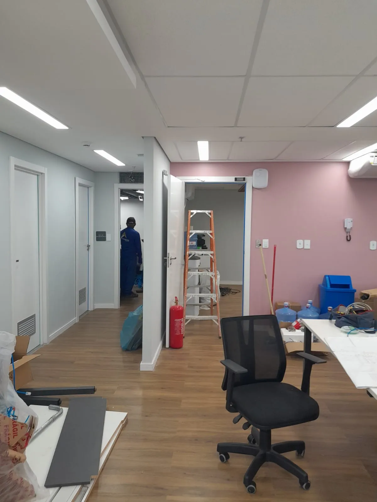 Detalhe de ambiente interno reformado